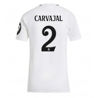 Fotbalové Dres Real Madrid Daniel Carvajal #2 Dámské Domácí 2024-25 Krátký Rukáv